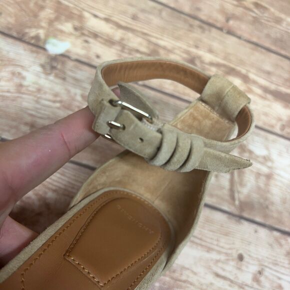 Givenchy Nadia Ankle Strap Stiletto Heel Beige Leather Sandals Size 40/10 - Picture 10 of 14